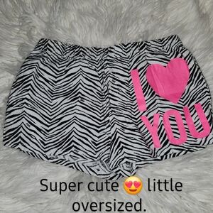Vs pink sleep shorts xs ooversized 2011